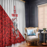 Custom England Field Hockey Champions Window Curtain Old Georgians Hockey Club Sporty Style