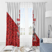 Custom England Field Hockey Champions Window Curtain Old Georgians Hockey Club Sporty Style