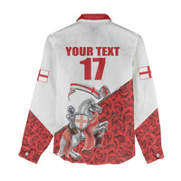 Custom England Field Hockey Champions Women Casual Shirt Old Georgians Hockey Club Sporty Style