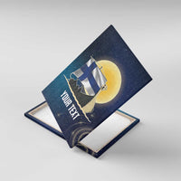 Personalized Finland Drakkar Vikings Canvas Wall Art Longships with Vegvisir