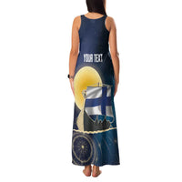 Personalized Finland Drakkar Vikings Family Matching Tank Maxi Dress and Hawaiian Shirt Longships with Vegvisir