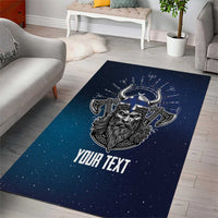 Personalized Finland Drakkar Vikings Area Rug Suomi Viking Warrior