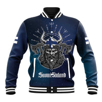 Personalized Finland Drakkar Vikings Baseball Jacket Suomi Viking Warrior