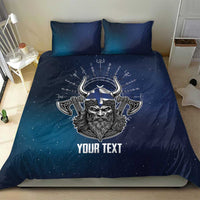 Personalized Finland Drakkar Vikings Bedding Set Suomi Viking Warrior