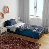 Personalized Finland Drakkar Vikings Bedding Set Suomi Viking Warrior