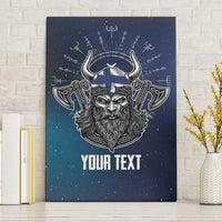 Personalized Finland Drakkar Vikings Canvas Wall Art Suomi Viking Warrior