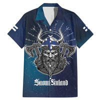 Personalized Finland Drakkar Vikings Family Matching Mermaid Dress and Hawaiian Shirt Suomi Viking Warrior