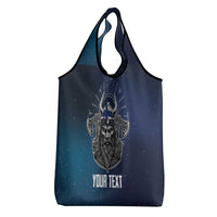 Personalized Finland Drakkar Vikings Grocery Bag Suomi Viking Warrior