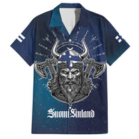 Personalized Finland Drakkar Vikings Hawaiian Shirt Suomi Viking Warrior