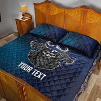 Personalized Finland Drakkar Vikings Quilt Bed Set Suomi Viking Warrior