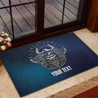 Personalized Finland Drakkar Vikings Rubber Doormat Suomi Viking Warrior