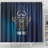 Personalized Finland Drakkar Vikings Shower Curtain Suomi Viking Warrior