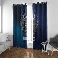 Personalized Finland Drakkar Vikings Window Curtain Suomi Viking Warrior