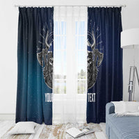 Personalized Finland Drakkar Vikings Window Curtain Suomi Viking Warrior