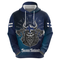 Personalized Finland Drakkar Vikings Zip Hoodie Suomi Viking Warrior