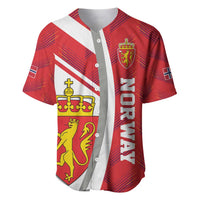 Personalized Norway Coat of Arms Baseball Jersey Golden Lion