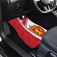 Personalized Norway Coat of Arms Car Mats Golden Lion