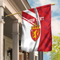 Personalized Norway Coat of Arms Garden Flag Golden Lion