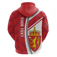 Personalized Norway Coat of Arms Hoodie Golden Lion