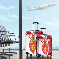 Personalized Norway Coat of Arms Luggage Cover Golden Lion