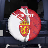 Personalized Norway Coat of Arms Spare Tire Cover Golden Lion