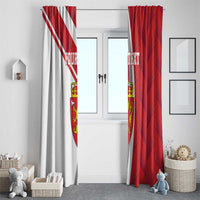 Personalized Norway Coat of Arms Window Curtain Golden Lion