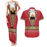 Norway Constitution Day Couples Matching Tank Maxi Dress and Hawaiian Shirt Norwegian bunads