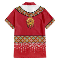 Norway Constitution Day Family Matching Off Shoulder Short Dress and Hawaiian Shirt Norwegian bunads