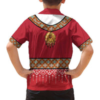 Norway Constitution Day Family Matching Puletasi and Hawaiian Shirt Norwegian bunads