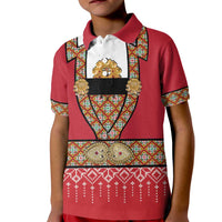 Norway Constitution Day Kid Polo Shirt Norwegian bunads