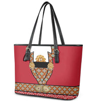 Norway Constitution Day Leather Tote Bag Norwegian bunads