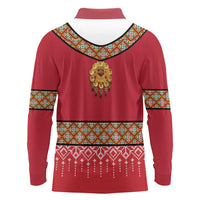 Norway Constitution Day Long Sleeve Polo Shirt Norwegian bunads