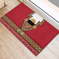 Norway Constitution Day Rubber Doormat Norwegian bunads