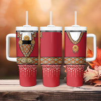 Norway Constitution Day Tumbler With Handle Norwegian bunads