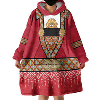 Norway Constitution Day Wearable Blanket Hoodie Norwegian bunads