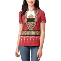 Norway Constitution Day Women Polo Shirt Norwegian bunads