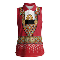 Norway Constitution Day Women Sleeveless Polo Shirt Norwegian bunads