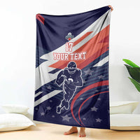 Custom United States American Football Blanket USA Go Champions Sporty Style