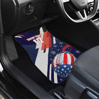 Custom United States American Football Car Mats USA Go Champions Sporty Style