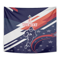 Custom United States American Football Tapestry USA Go Champions Sporty Style