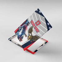 Custom United States Cricket Canvas Wall Art USA Go Champions and Eagle Mascot Style