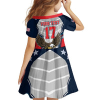 Custom United States Cricket Family Matching Tank Maxi Dress and Hawaiian Shirt USA Go Champions and Eagle Mascot Style