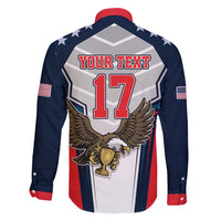 Custom United States Cricket Family Matching Tank Maxi Dress and Hawaiian Shirt USA Go Champions and Eagle Mascot Style