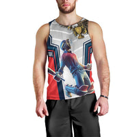 Custom United States Cricket Men Tank Top USA Go Champions and Eagle Mascot Style