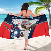 Custom United States Cricket Sarong USA Go Champions and Eagle Mascot Style