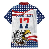 Custom United States Soccer Family Matching Mermaid Dress and Hawaiian Shirt USA Eagle Mascot Style