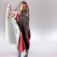 Belgium Coat of Arms Hooded Blanket Angry Lion