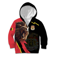 Belgium Coat of Arms Kid Hoodie Angry Lion