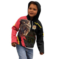 Belgium Coat of Arms Kid Hoodie Angry Lion