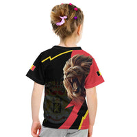 Belgium Coat of Arms Kid T Shirt Angry Lion